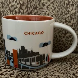 Starbucks You Are Here Chicago mug.